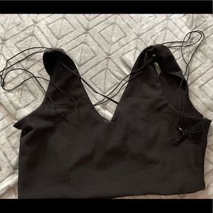 *NWT* XXXL Nicki Minaj crop top with tassel tie detail